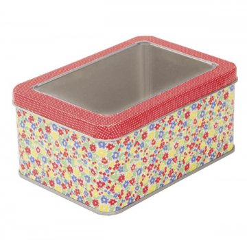 Tin-Box mit Sichtfenster